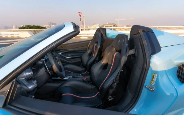 Blue Ferrari F8 Tributo Spider, 2023 Photo 4