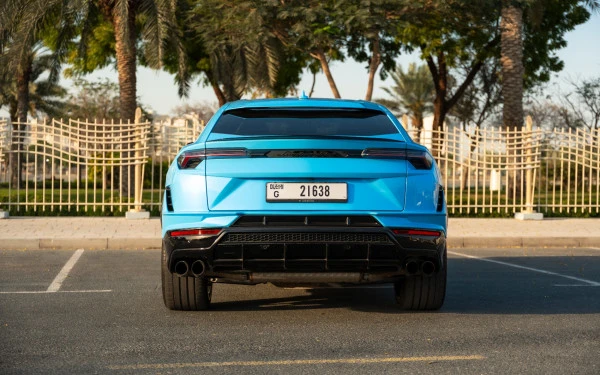 Blue Lamborghini Urus, 2023 Photo 16