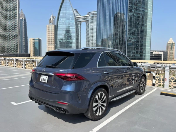Blue Mercedes GLE 350, 2024 Photo 1
