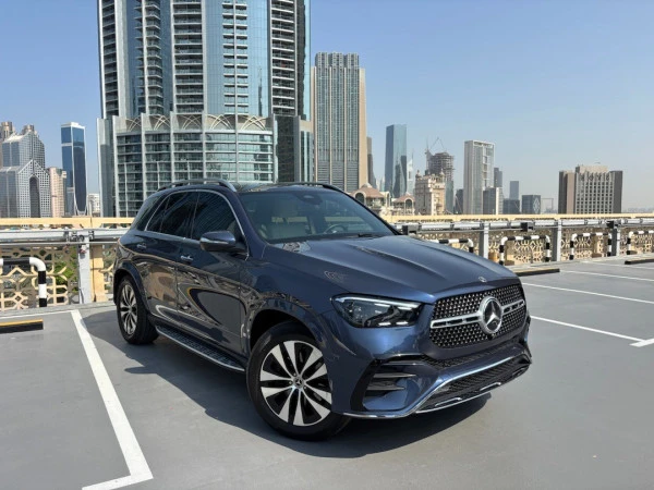 Blue Mercedes GLE 350, 2024 Photo 2