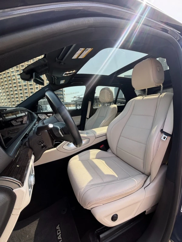 Blue Mercedes GLE 350, 2024 Photo 3