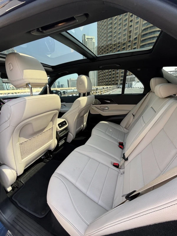 Blue Mercedes GLE 350, 2024 Photo 4