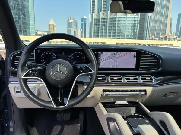 Blue Mercedes GLE 350, 2024 Photo 6