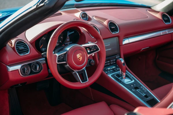 Blue Porsche Boxster 718 Style Edition, 2023 Photo 5