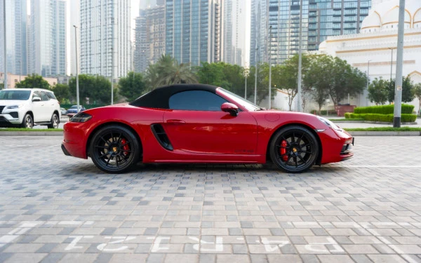 Red Porsche Boxster GTS 718, 2024 Photo 3