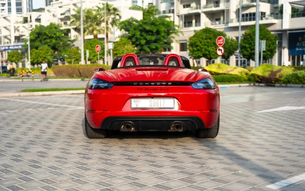 Red Porsche Boxster GTS 718, 2024 Photo 5