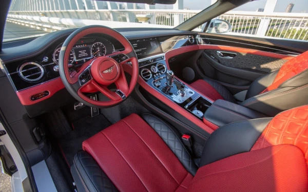 White Bentley Continental GTC V12, 2021 Photo 5