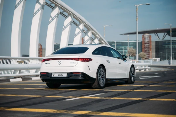 White Mercedes EQS 53 AMG, 2023 Photo 1