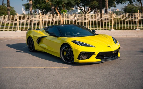 Yellow Chevrolet Corvette, 2022 Photo 6